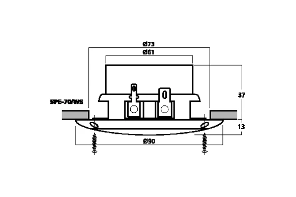 Monacor SPE-70/WS
