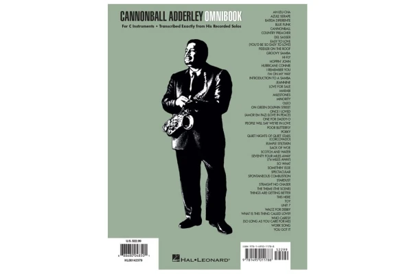  Cannonball Adderley: Omnibook - For C Instruments