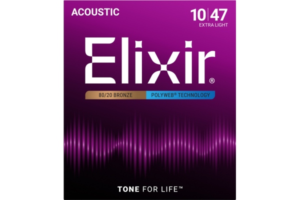 Elixir Polyweb Acoustic 80/20 Extra Light 11000