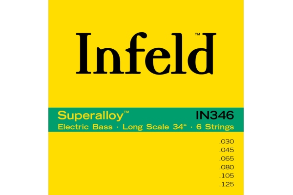Set 6 corzi chitara bas - Superalloy Round Wound Long Scale Set
