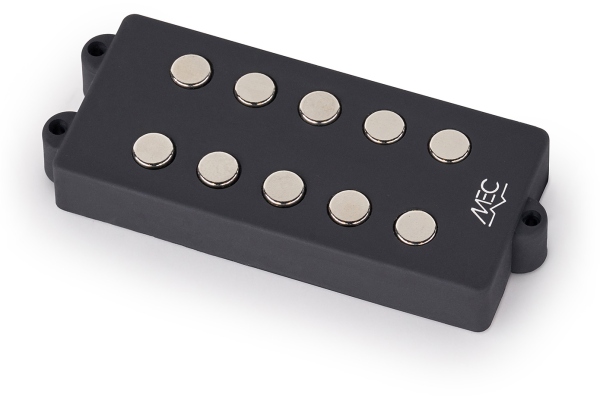MEC Pickups  Passive MM-Style Bass Pickup, 5-String, Neck - Black