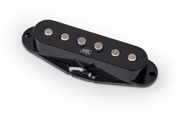  Classic Alnico II Single Coil Guitar Pickup, Middle, RW/RP - Black Cover
