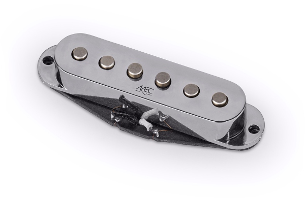  Classic Alnico II Single Coil Guitar Pickup, Middle, RW/RP - Chrome Cover