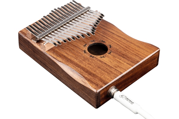 Lizard Series Калимба 17 Keys C Major tuning with Pickup - Acacia + deluxe case, cover bag, tuning hammer, polish cloth