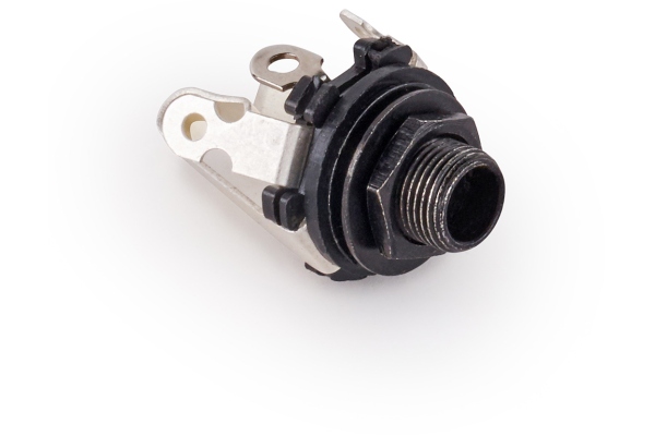 MEC Pickups  Open 6.3 mm / 1/4 Stereo Jack Socket - Black