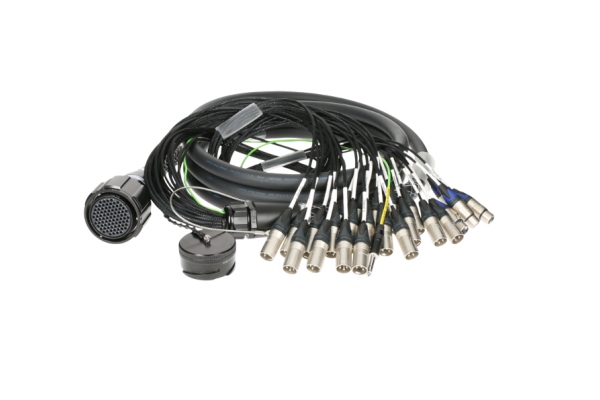 Klotz PolyLIVE - RMP 85p F - 20x XLR M / 4x XLR F24-channel PolyLIVE - analog fanout - PVC - Neutrik® - metal / Remke - 15 m