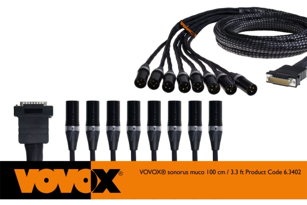 Vovox Sonorus muco DB25-XLRm 100 Vovox Sonorus muco DB25-XLRm 100