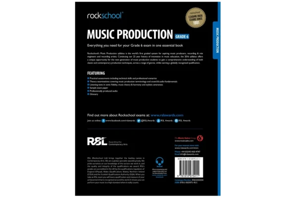 Rockschool Music Production - Grade 6 (2016)