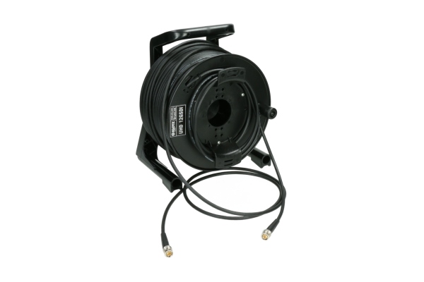 high flexible UHD cable 0.8/3.7 DZ for with Damar & Hagen BNCPro connectorson cable drum - UHD 6G - 50 m