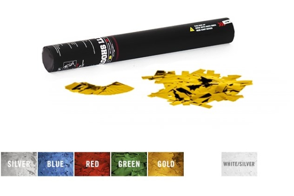 Handheld Confetti Cannon 50cm, gold