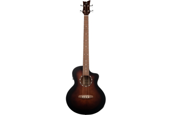 Deep Series 7 Bass 4 String Cutaway - Bourbon Burst - Mahogany / Spruce