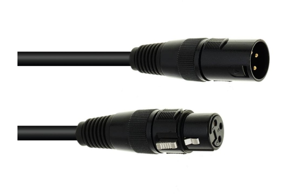 Eurolite DMX cable XLR 3pin 5m bk Eurolite DMX cable XLR 3pin 5m bk