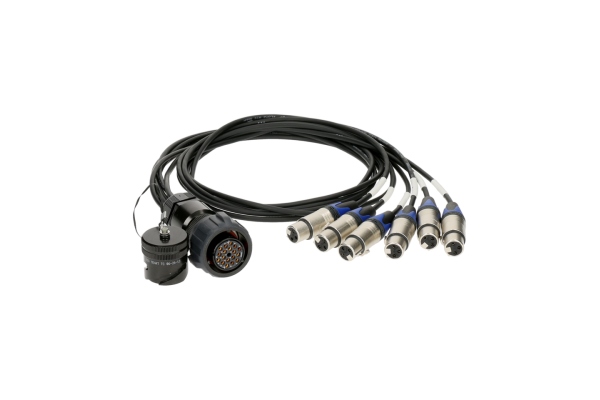 Klotz PolyLITE - RMP 19p F - 6x XLR 3p F - DOMF6-kanal - digital fanout - einzelmasse