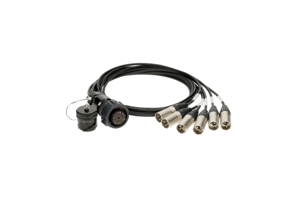 Klotz PolyLITE - RMP 19p F - 6x XLR 3p M - DOMM6-kanal - digital fanout - einzelmasse