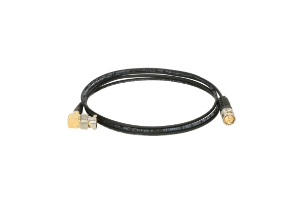 ultra thin super flex UHD patch cable - BNCPro angled plug - BNCslim plug for HD / UHD / 12G / 4K / 8K - 5 m