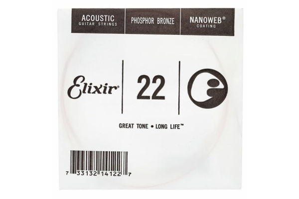 Elixir Nanoweb NW022 Phosphor Bronze 14122 Elixir Nanoweb NW022 Phosphor Bronze 14122