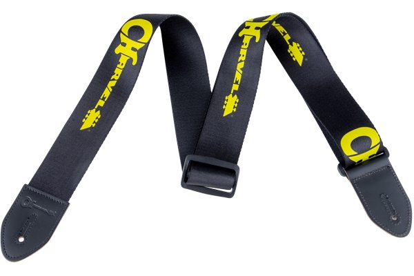 Chauvet Charvel Strap Black with Yellow Logo Chauvet Charvel Strap Black with Yellow Logo