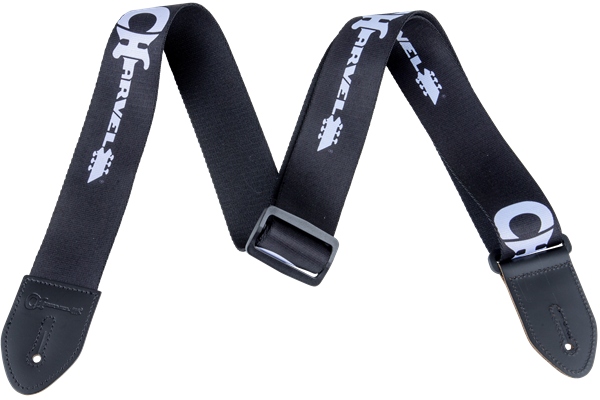 Chauvet Charvel Strap Black with White Logo Chauvet Charvel Strap Black with White Logo