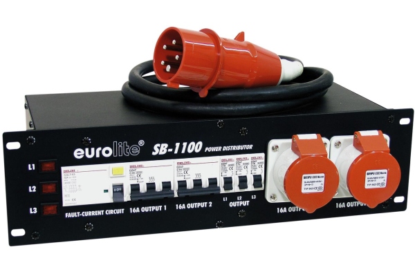 Eurolite SB-1100B Power Distributor 32A Eurolite SB-1100B Power Distributor 32A