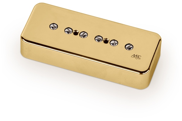 MEC Pickups  Vintage P90 Soapbar Guitar Pickup, Bridge - Gold