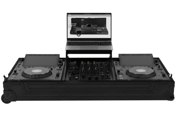 Ultimate Flight Case Set AlphaTheta CDJ-3000X/DJM-V5 Black