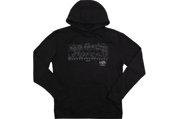 EVH Schematic Fleece Black XL EVH Schematic Fleece Black XL