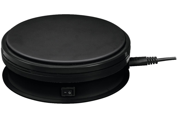 Europalms Rotary Plate 15cm up to 5kg black Europalms Rotary Plate 15cm up to 5kg black