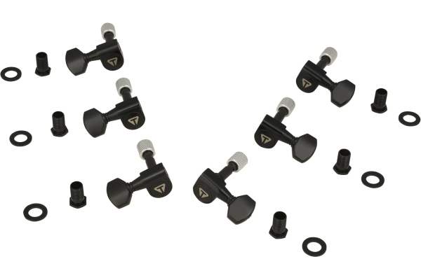 Traveler Guitar  - Guitar Locking Tuner Set, 3+3 - Black