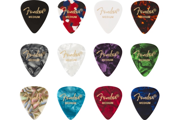 Fender Celluloid Medley 351 Medium 12 Set Fender Celluloid Medley 351 Medium 12 Set