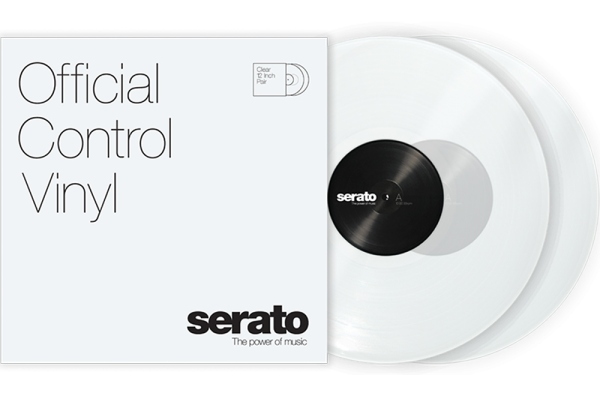 Serato Control Vinyl 2x12 - Clear