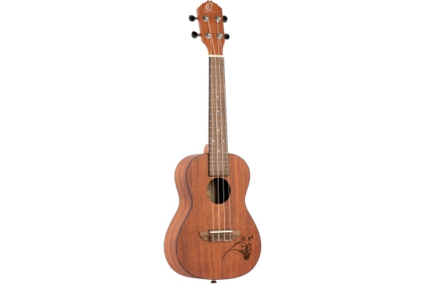 Concert Ukulele - Bonfire Series - laser engraved