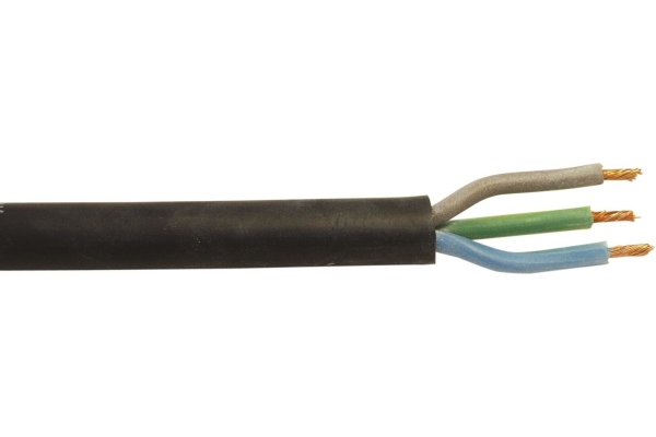 Power Cable 3x1.5 bk Silicone H05SS