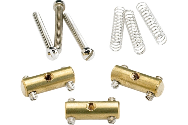 Pure Vintage '52 Telecaster Saddle Kit Brass (3)