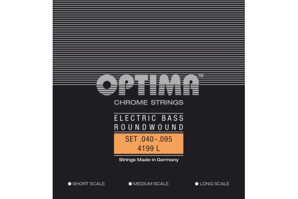 Corzi chitara bas Chrome Strings Round Wound Long Scale Set