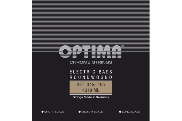 Corzi chitara bas Chrome Strings Round Wound Long Scale Set