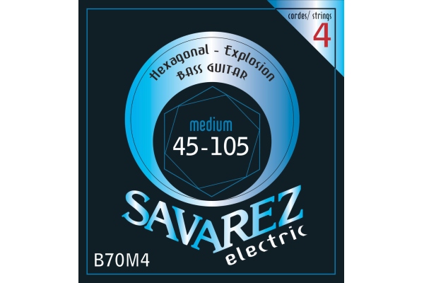 Savarez Corzi chitara bas Hexagonal Explosion 4-str. Medium