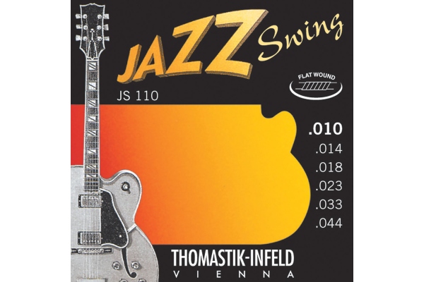Corzi chitara electrica Jazz Swing Series Nickel Flat Wound Set