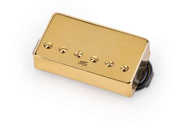 MEC Pickups  Modern Humbucker Guitar Pickup, Bridge - Gold Cover