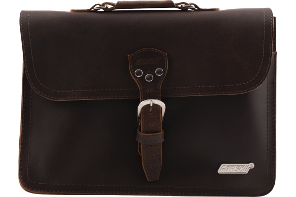 Gretsch Guitars Limited Edition Leather Laptop Bag Brown