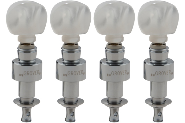 Grover 123C Geared Banjo Pegs Chrome Grover 123C Geared Banjo Pegs Chrome