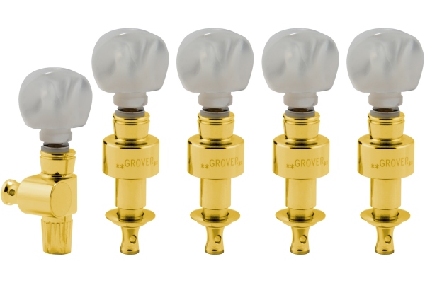 124G5 Geared Banjo Pegs Gold