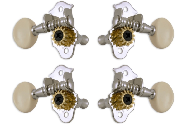 9CW Sta-Tite Geared Ukulelenn Pegs Chrome
