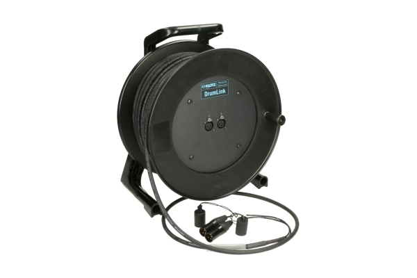 Klotz MiniCore 2/0 - 2x XLR 3p F/M2-channel - digital multicore drum - single ground - 100 m - GT380