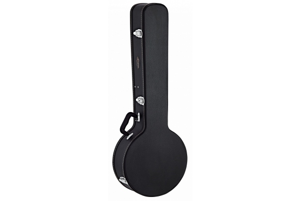 Case Banjo 5/6-Str. - Black Flat Top Economy Series Chrome Hardware