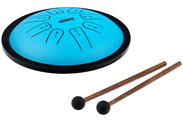 Nino Percussion Steel Tongue Drum - Blue Nino Percussion Steel Tongue Drum - Blue