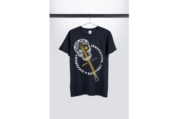 Ortega T-Shirt Skull Black S Ortega T-Shirt Skull Black S