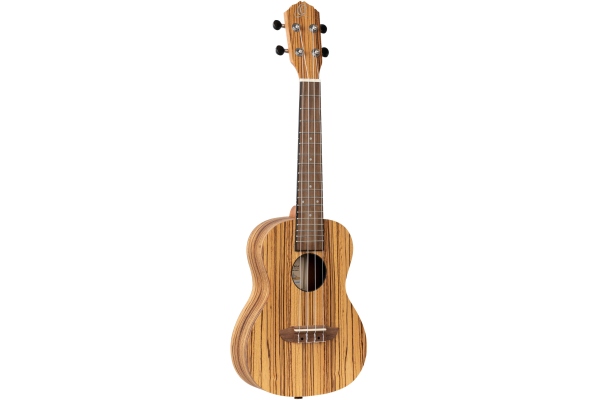 Ortega Ukulelenn Timber Concert + Gigbag Natural Zebrawood RFU11Z