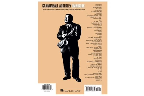  Cannonball Adderley: Omnibook - For B Flat Instruments