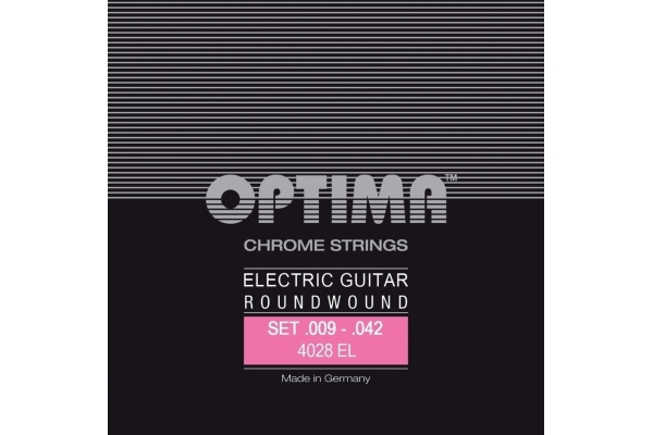 Chrome strings round wound E6
