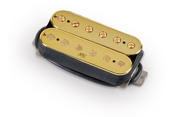 MEC Pickups  Vintage Alnico II Humbucker Guitar Pickup, Open Bobbin, Neck - Gold